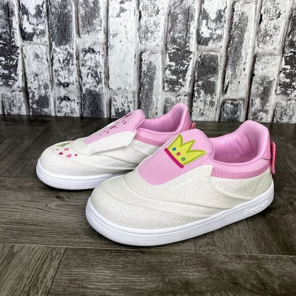 Reebok "Peppa Pig" Club C Slip On IV Infant/Toddler size 4 - Picture 5 of 9